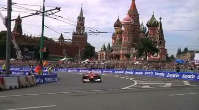 Exhibición de la Scuderia Ferrari en Moscú