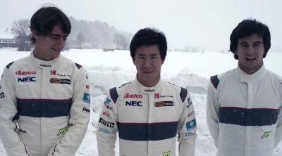 Sergio Pérez, Kamui Kobayashi y Esteban Gutiérrez nos felicitan la Navidad