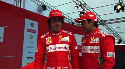 Así descubrieron Fernando Alonso y Felipe Massa el Ferrari F2012