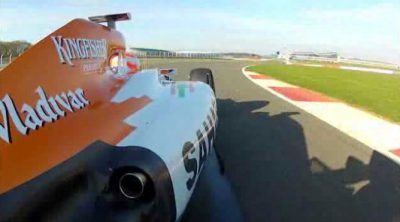 Primeras vueltas del Force India VJM05 en Silverstone