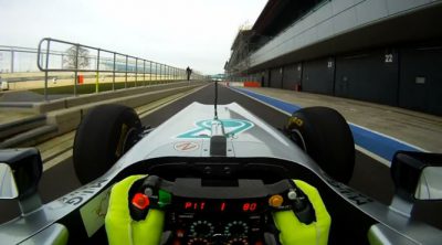 Primeras imágenes del Mercedes W03 en Silverstone