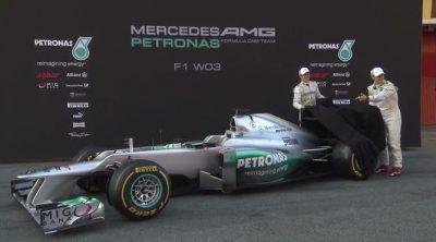 Presentación del Mercedes W03 de 2012