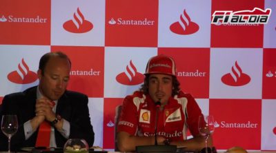 Rueda de prensa de Fernando Alonso en el Jarama