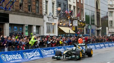 Giedo van der Garde en el T128 en el 'Bavaria City Racing'