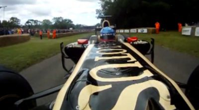 Vuelta 'onboard' con Lotus en el Festival de Goodwood 2012