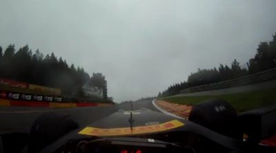 Lucas di Grassi da una vuelta a Spa con una cámara puesta a la altura de los ojos