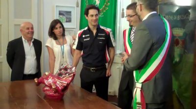 Bruno Senna recoge el Trofeo Lorenzo Bandini