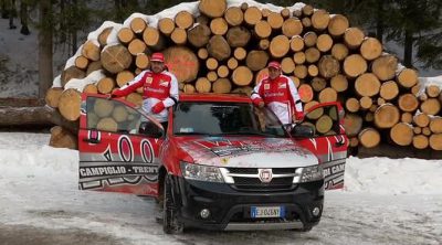 Fernando Alonso y Felipe Massa en el 'Wrooom 2013' de Ferrari